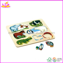 2014 Most Popular Kids Educational Wooden Jigsaw Puzzles Factory W14A105